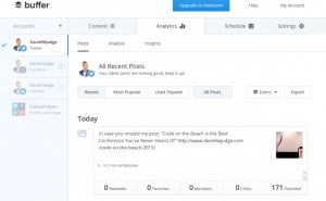 Buffer is a valuable social media automation platform.